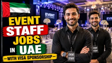 Event Staff Jobs in UAE with Visa Sponsorship 2026