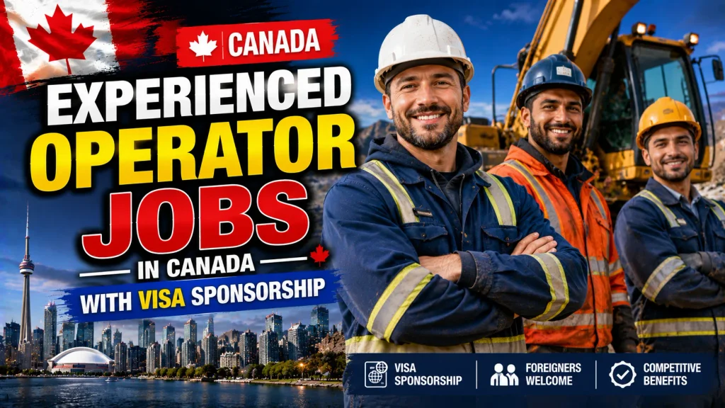 Experienced Operator Jobs in Canada with Visa Sponsorship 2026
