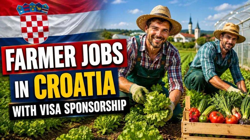 Farmer Jobs in Croatia with Visa Sponsorship 2026