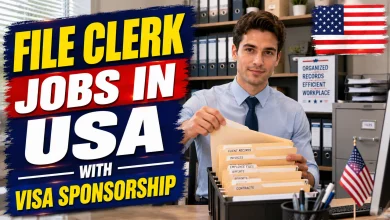File Clerk Jobs in USA with Visa Sponsorship 2026