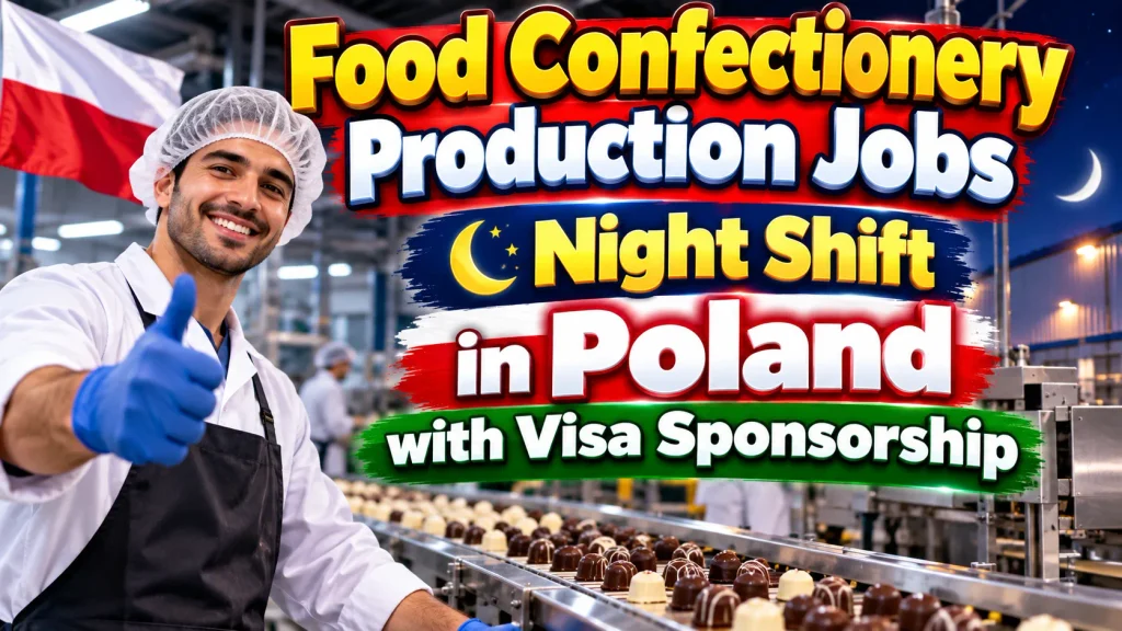 Food Confectionery Production Jobs Night Shift in Poland with Visa Sponsorship 2026