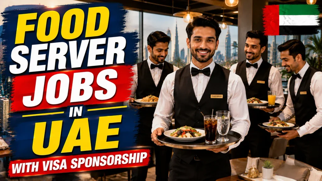 Food Server Jobs in UAE with Visa Sponsorship 2026