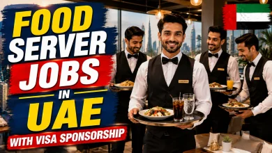 Food Server Jobs in UAE with Visa Sponsorship 2026