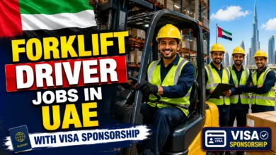 Forklift Driver Jobs in UAE with Visa Sponsorship 2026