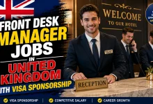 Front Desk Manager Jobs in United Kingdom with Visa Sponsorship 2026
