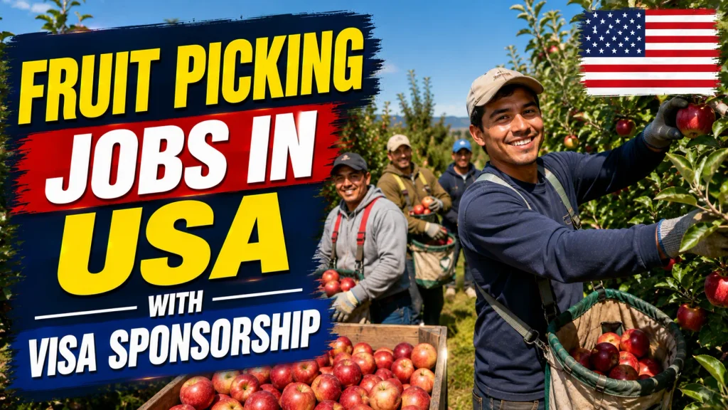 Fruit Picking Jobs in USA with Visa Sponsorship 2026
