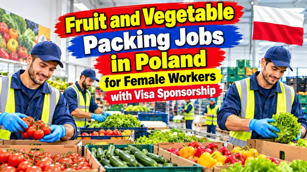 Fruit and Vegetable Packing Jobs in Poland for Female Workers with Visa Sponsorship 2026