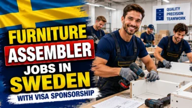 Furniture Assembler Jobs in Sweden with Visa Sponsorship 2026