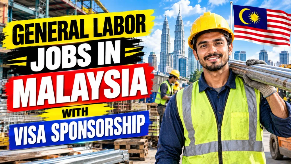 General Labor Jobs in Malaysia with Visa Sponsorship 2026