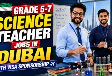 Grade 5-7 Science Teacher Jobs in Dubai with Visa Sponsorship 2026