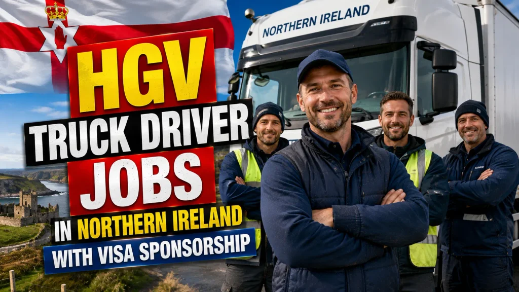 HGV Truck Driver Jobs in Northern Ireland with Visa Sponsorship 2026