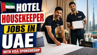 Hotel Housekeeper Jobs in UAE with Visa Sponsorship 2026