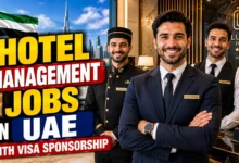 Hotel Management Jobs in UAE with Visa Sponsorship 2026