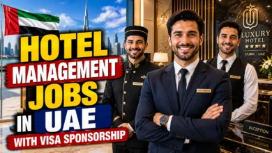 Hotel Management Jobs in UAE with Visa Sponsorship 2026