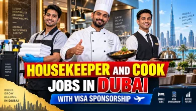 Housekeeper and Cook Jobs in Dubai with Visa Sponsorship 2026