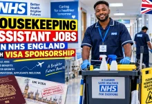 Housekeeping Assistant Jobs in NHS England with Visa Sponsorship 2026