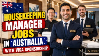 Housekeeping Manager Jobs in Australia with Visa Sponsorship 2026