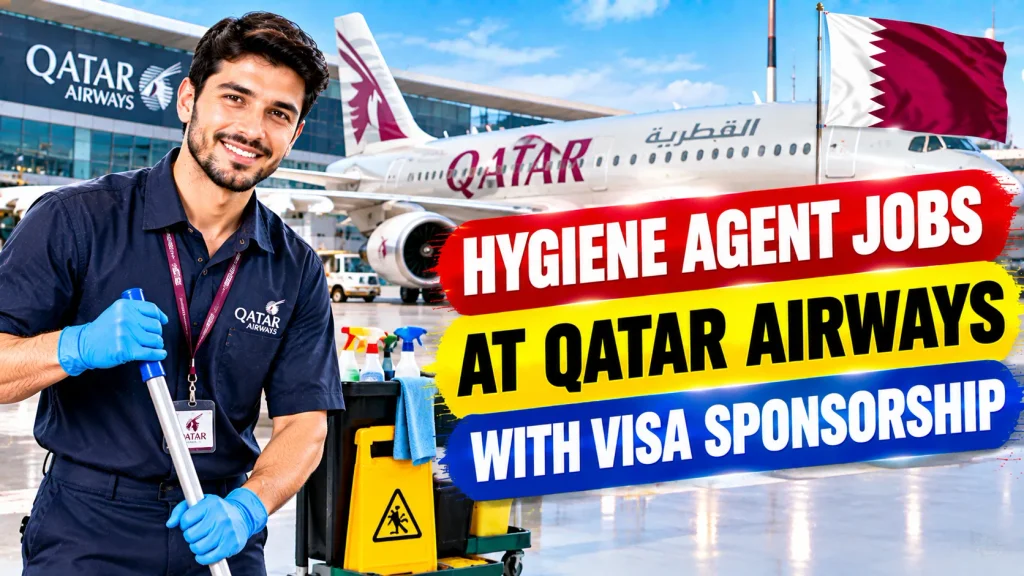 Hygiene Agent Jobs at Qatar Airways with Visa Sponsorship 2026