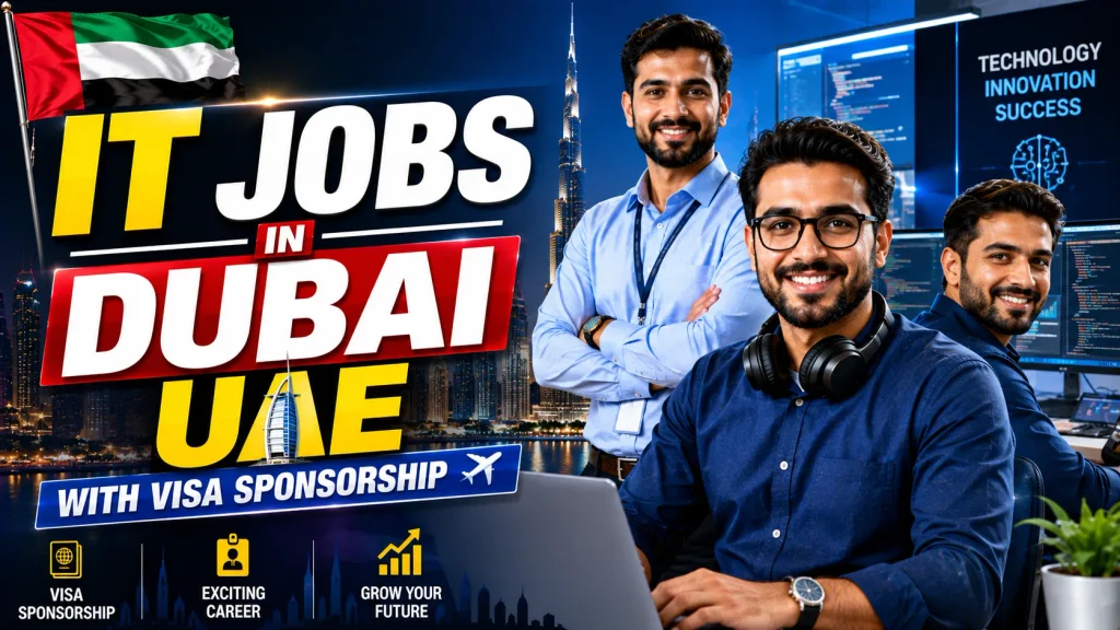 IT Jobs in Dubai UAE with Visa Sponsorship 2026