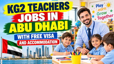 KG2 Teachers Jobs in Abu Dhabi with Free Visa and Accommodation 2026