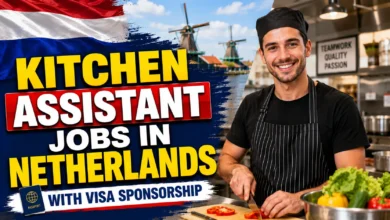 Kitchen Assistant Jobs in Netherlands with Visa Sponsorship 2026