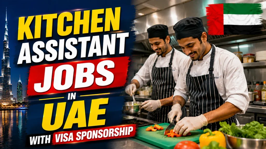 Kitchen Assistant Jobs in UAE with Visa Sponsorship 2026