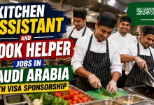 Kitchen Assistant and Cook Helper Jobs in Saudi Arabia with Visa Sponsorship 2026