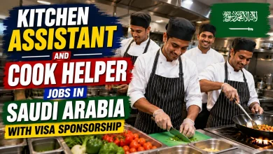 Kitchen Assistant and Cook Helper Jobs in Saudi Arabia with Visa Sponsorship 2026