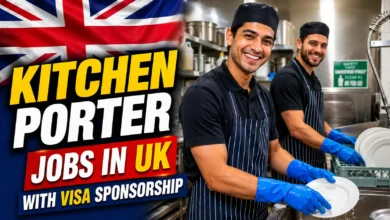 Kitchen Porter Jobs in UK with Visa Sponsorship