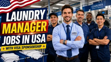 Laundry Manager Jobs in USA with Visa Sponsorship 2026
