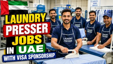 Laundry Presser Jobs in UAE with Visa Sponsorship 2026