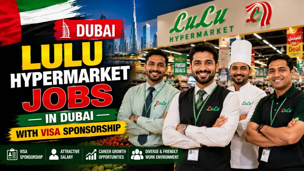 Lulu Hypermarket Jobs in Dubai with Visa Sponsorship 2026
