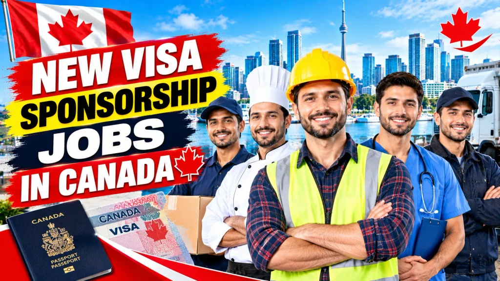 New Visa Sponsorship Jobs in Canada 2026
