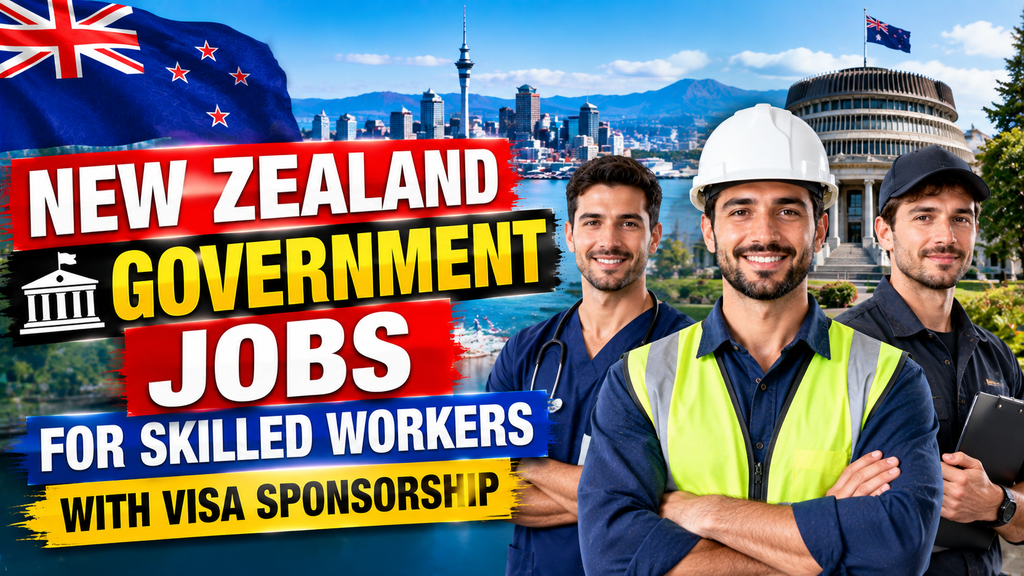 New Zealand Government Jobs for Skilled Workers with Visa Sponsorship 2026