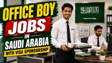 Office Boy Jobs in Saudi Arabia with Visa Sponsorship 2026