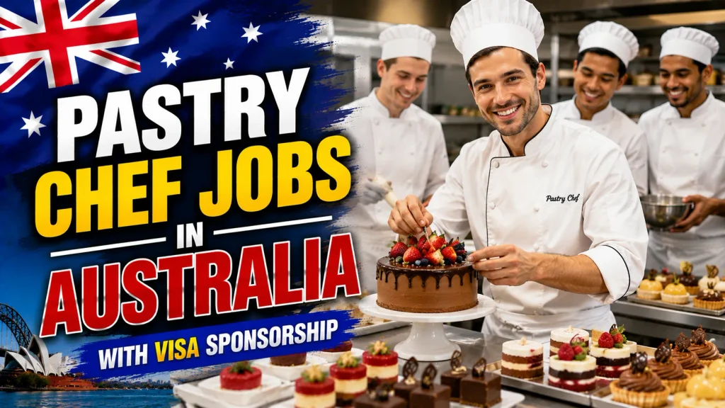 Pastry Chef Jobs in Australia with Visa Sponsorship 2026