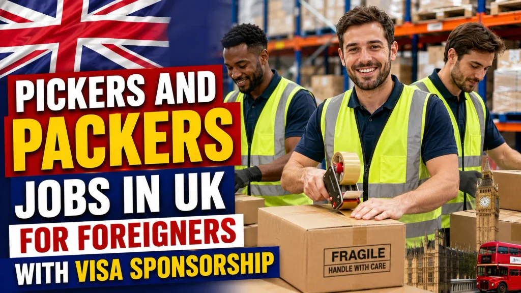 Pickers and Packers Jobs in UK for Foreigners with Visa Sponsorship 2026