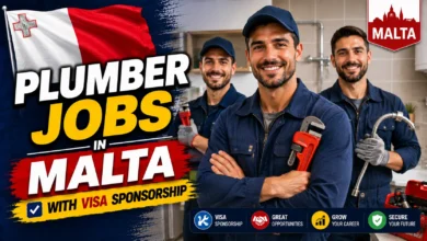 Plumber Jobs in Malta with Visa Sponsorship 2026