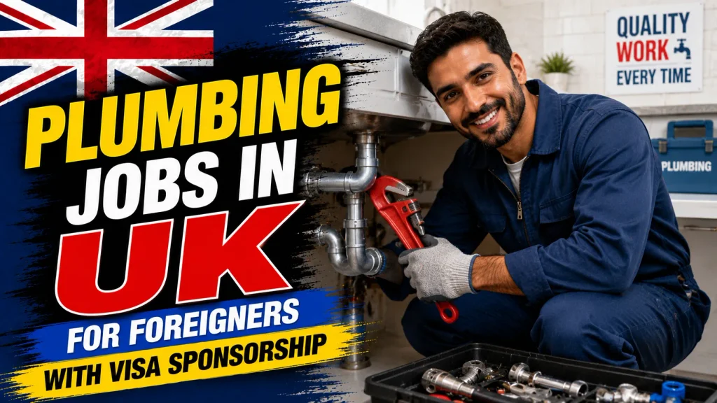 Plumbing Jobs in UK for Foreigners with Visa Sponsorship 2026