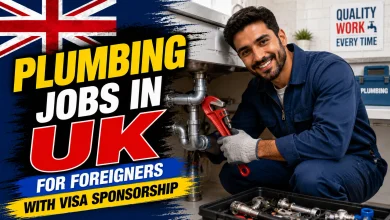 Plumbing Jobs in UK for Foreigners with Visa Sponsorship 2026