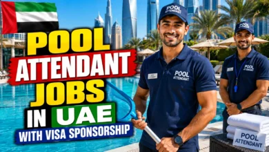 Pool Attendant Jobs in UAE with Visa Sponsorship 2026