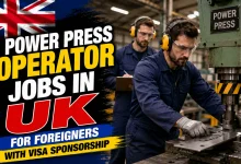 Power Press Operator Jobs in UK with Visa Sponsorship 2026