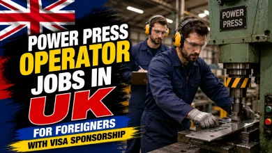 Power Press Operator Jobs in UK with Visa Sponsorship 2026