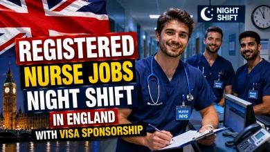 Registered Nurse Jobs Night Shift in England with Visa Sponsorship 2026