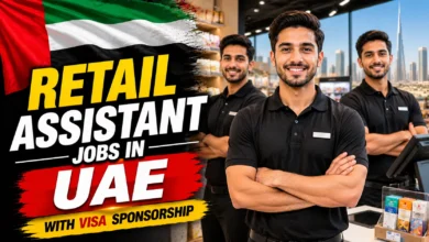Retail Assistant Jobs in UAE with Visa Sponsorship 2026