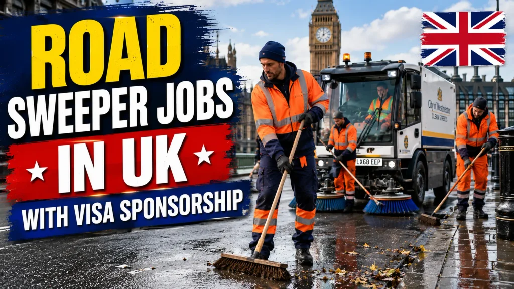 Road Sweeper Jobs in UK with Visa Sponsorship 2026