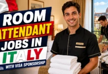 Room Attendant Jobs in Italy with Visa Sponsorship 2026