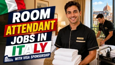 Room Attendant Jobs in Italy with Visa Sponsorship 2026