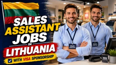 Sales Assistant Jobs in Lithuania with Visa Sponsorship 2026