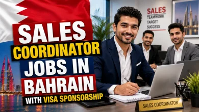 Sales Coordinator Jobs in Bahrain with Visa Sponsorship 2026